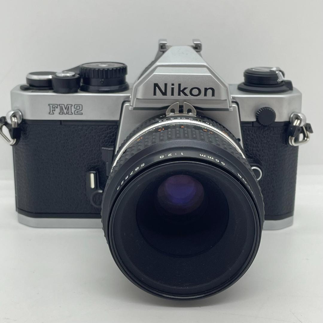 【動作未確認】Nikon NEW FM2 後期 外観美品 付属レンズ不良 Nikon - 【全額返金保証】【最速発送】Nikon NEW FM2 美品 動作確認済