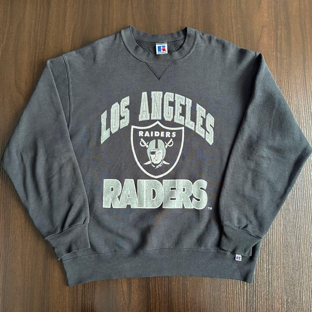 90s USA製 ロサンゼルスレイダース ラッセル Russell スウェット