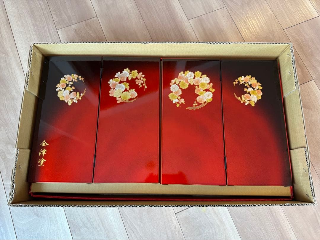 雛人形用屏風、敷板、敷く布セット - メルカリ