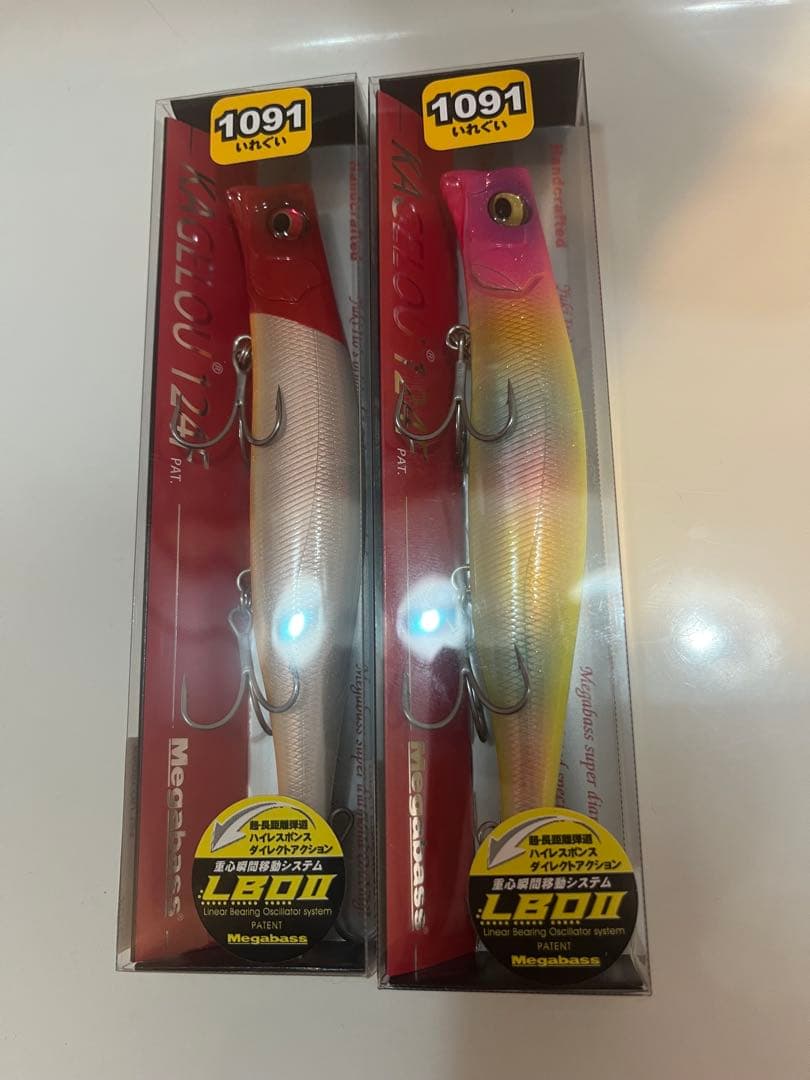 メガバス　カゲロウ124f 1091限定カラー　セット Megabass（メガバス） KAGELOU カゲロウ 124F 1091 イレグイカラー