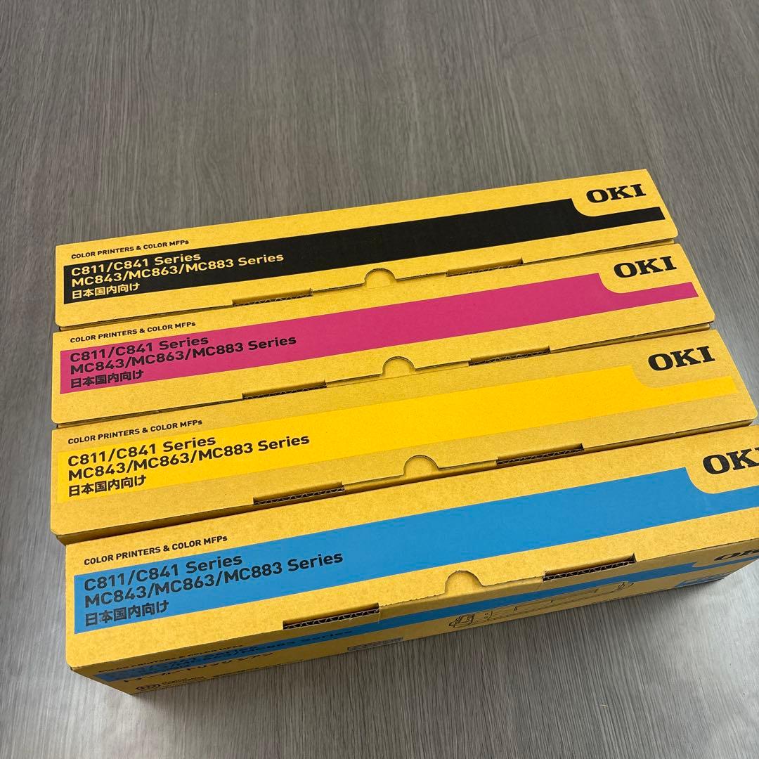 純正OKI C811/C841シリーズ トナーカートリッジ4色セット - メルカリ