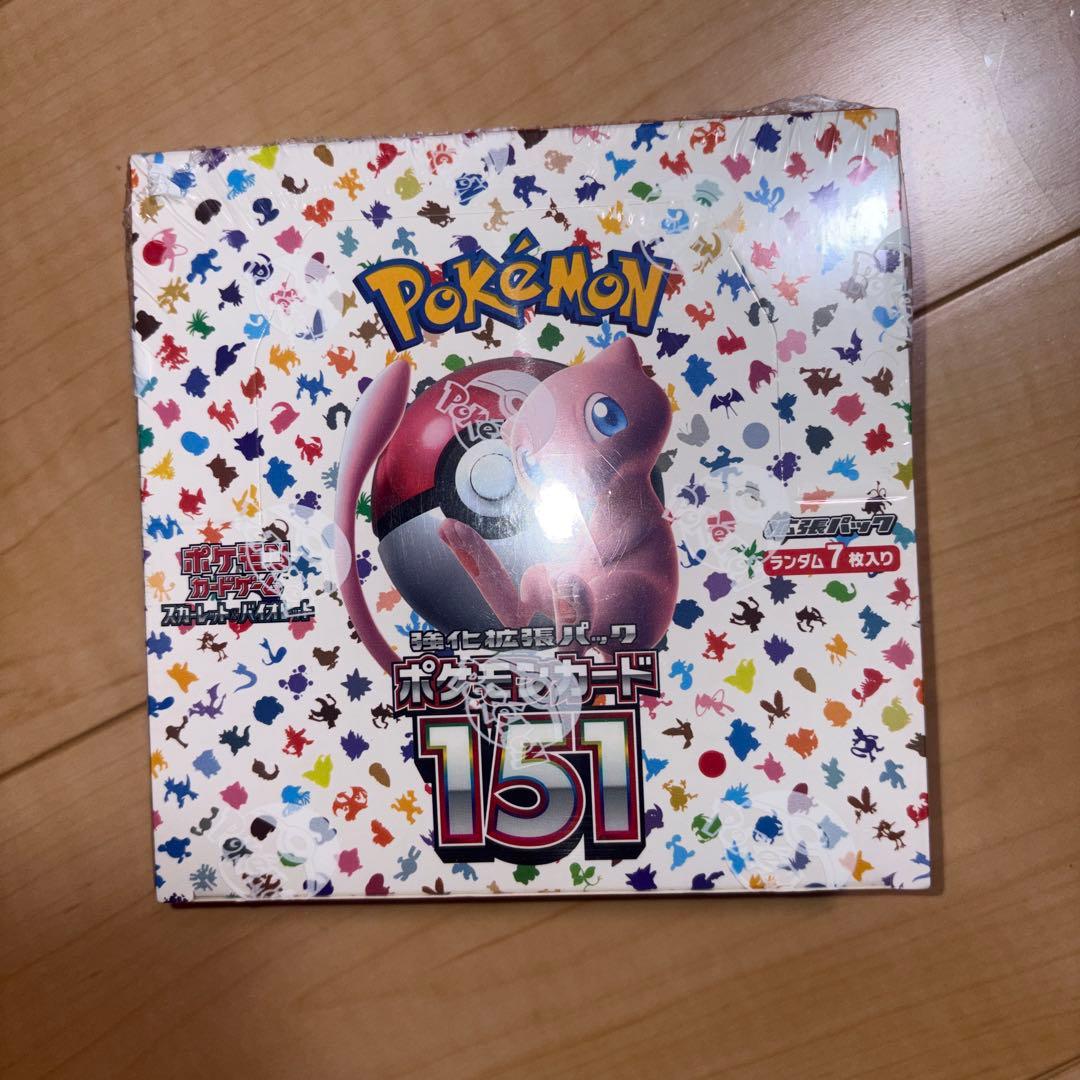 ポケモンカードゲーム151新品未開封シュリンク付き1box - メルカリ