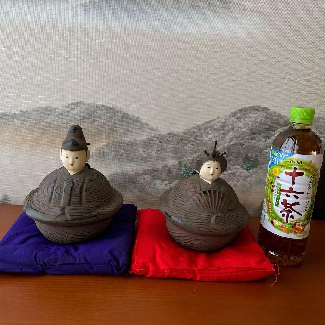 土鈴雛 古楽面師 石津玉秀作