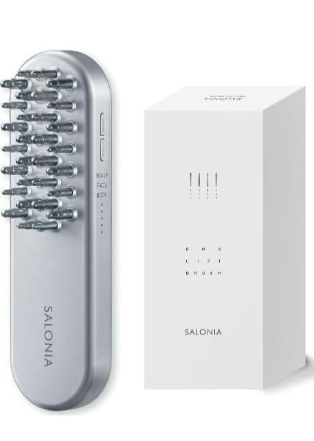 新品未開封　SALONIA リフトブラシ 美顔器 SALONIA、筋トレ発想の美顔器「​EMSリフトブラシ 3Dケア」11月1日新