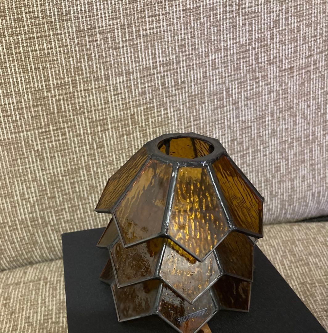 ゴールゼロ ガラスシェードsomabito ソマビト 逆鱗型ランタンシェード