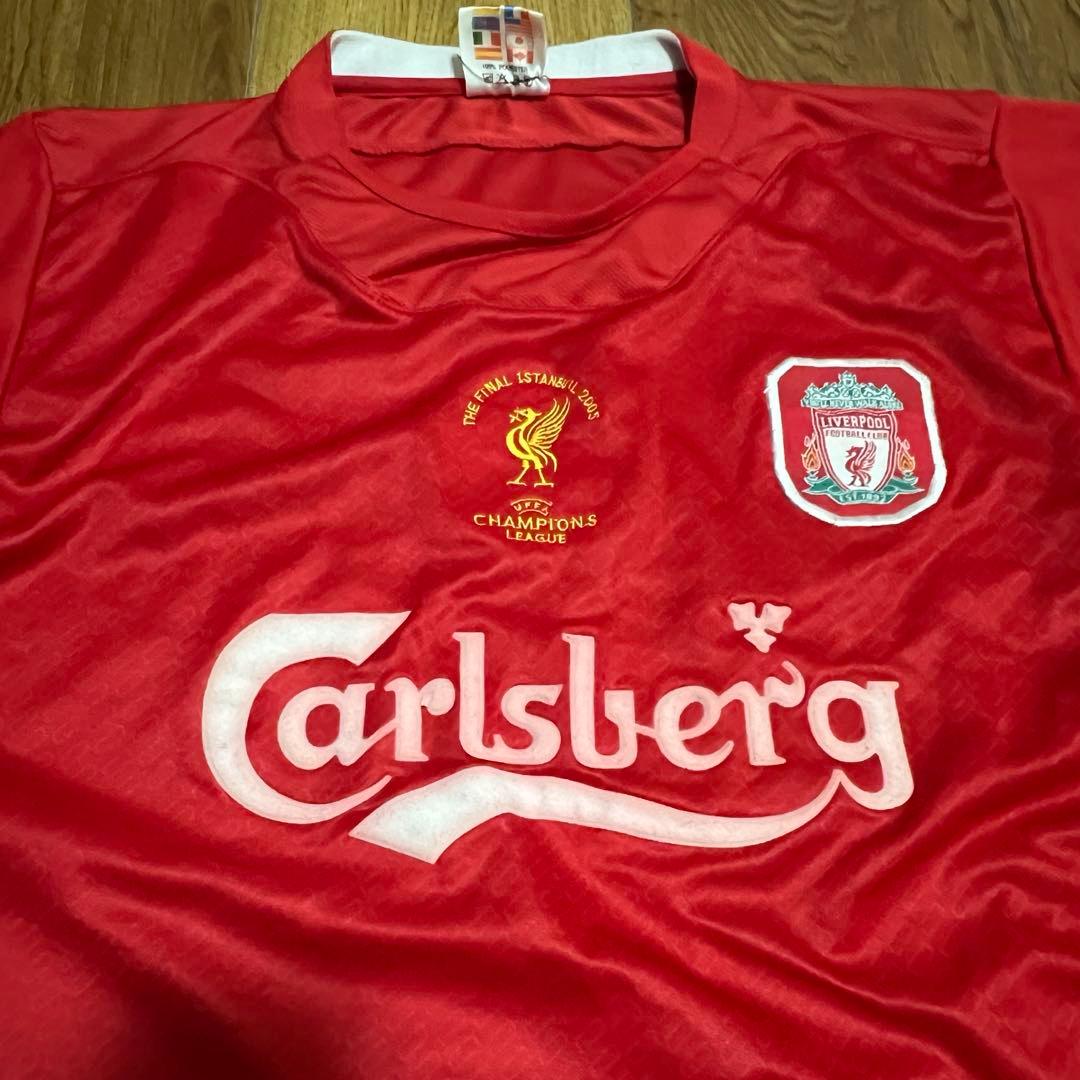 ジェラード リバプール ユニフォーム レプリカ 00s 万国旗タグ ゲーム