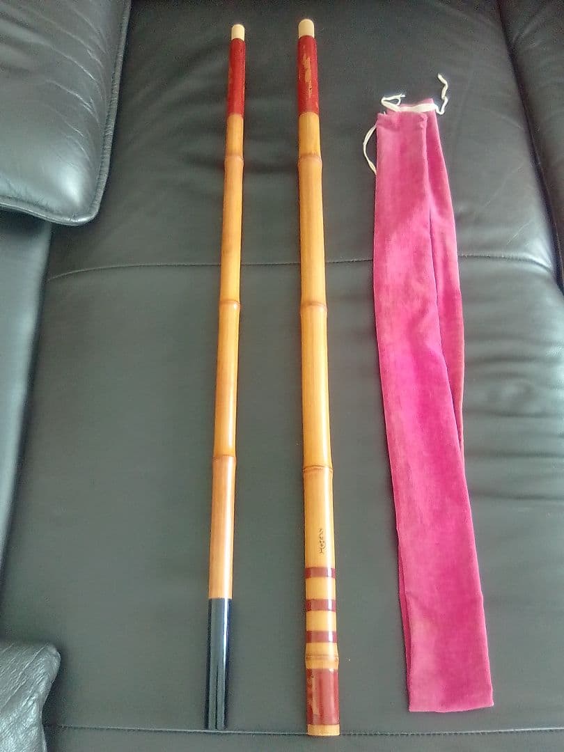 【中古品】竿種竹竿工房『竹竿（漆塗り）5.2m』渓流竿