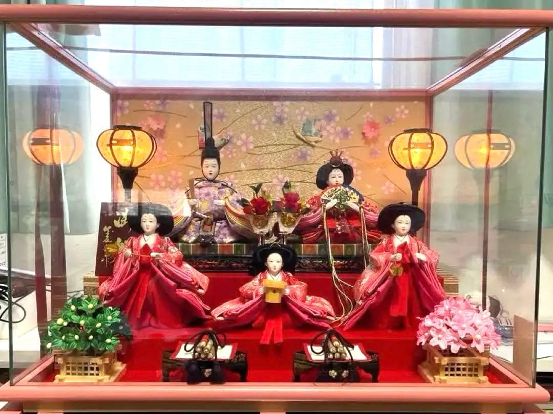 雛人形　ケース付き 楽天市場】【楽天スーパーSALE☆10000円OFFクーポン】雛人形