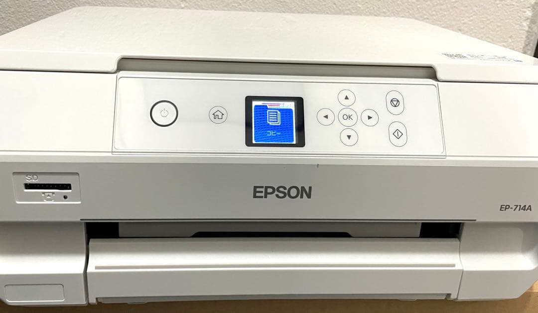 極美品 EPSON EP-714A インクジェットプリンター 2021年製 - メルカリ