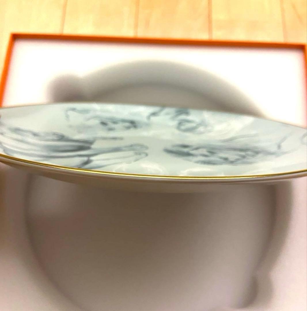 希少 新品未使用 エルメス 赤道直下のスケッチ プレート デッサン