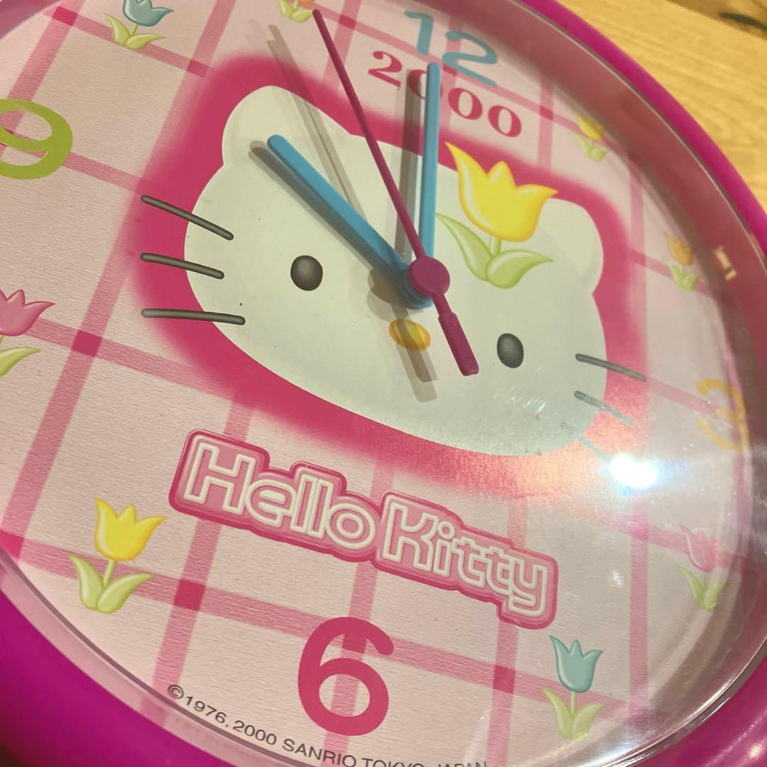 激レア☆新品未使用☆ハローキティ 壁掛け時計 2000年 平成レトロ 動作