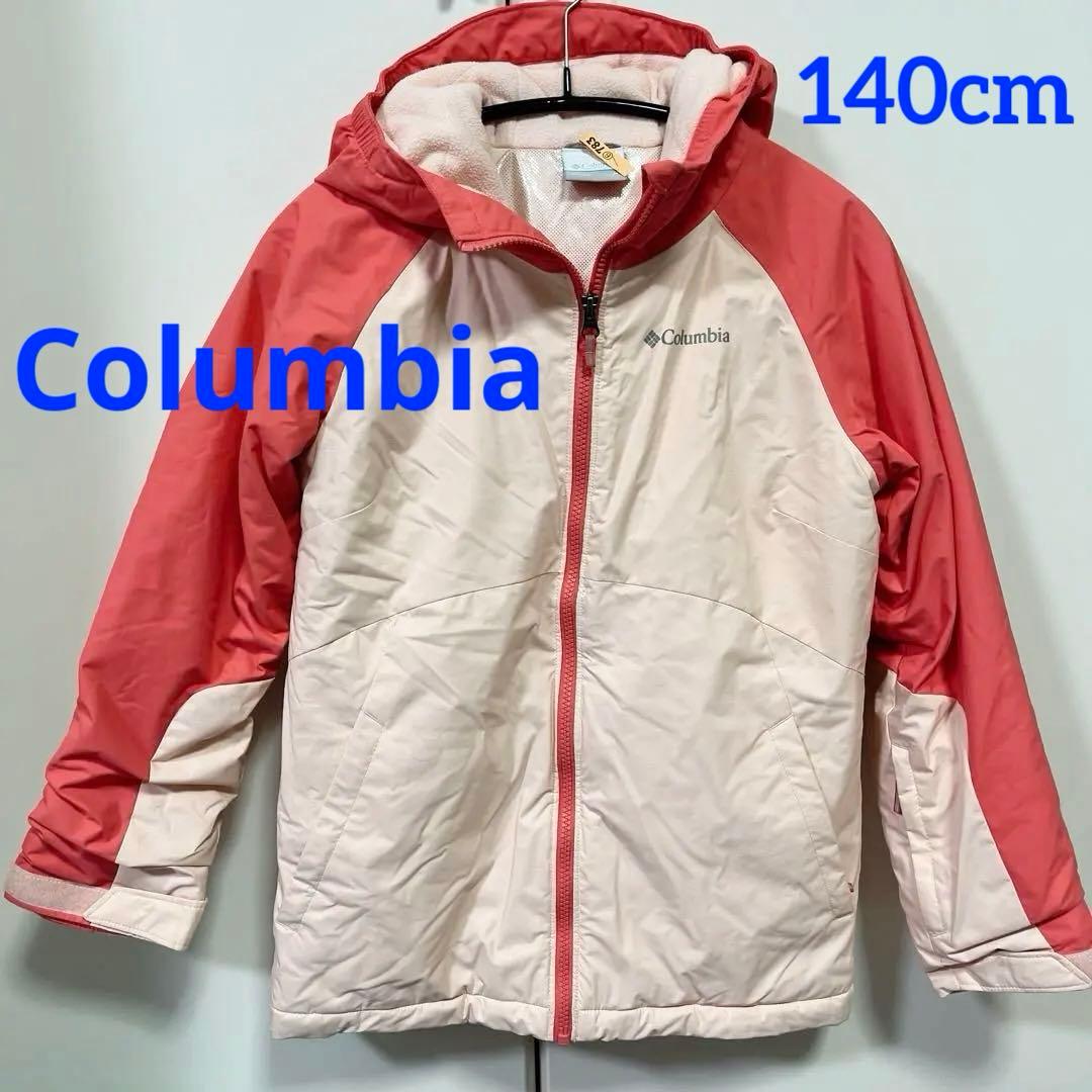 コロンビア Columbia 子供用スキーウェア ピンク/オレンジ - メルカリ
