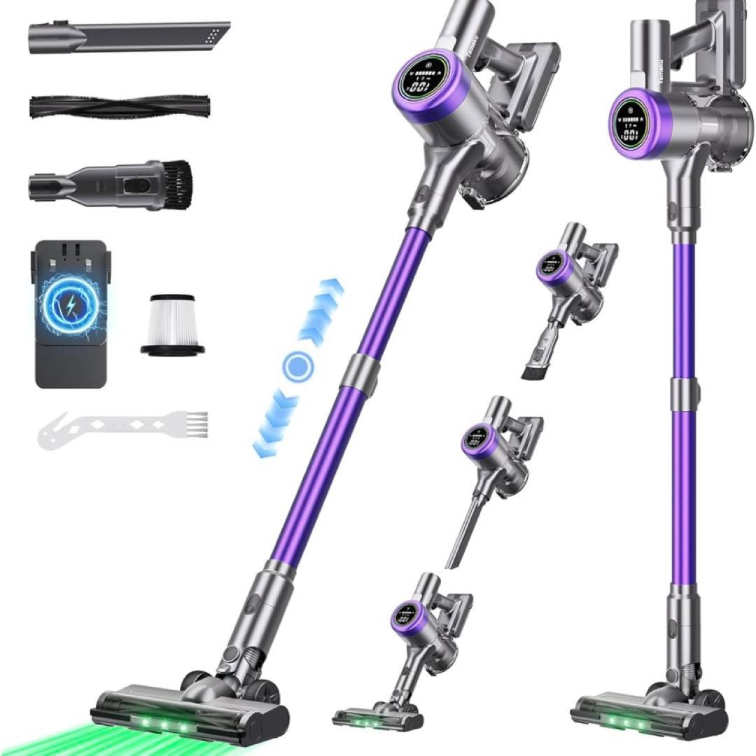 掃除機 コードレス 2026年新登場！業界トップレベルの90KPa超強力吸引