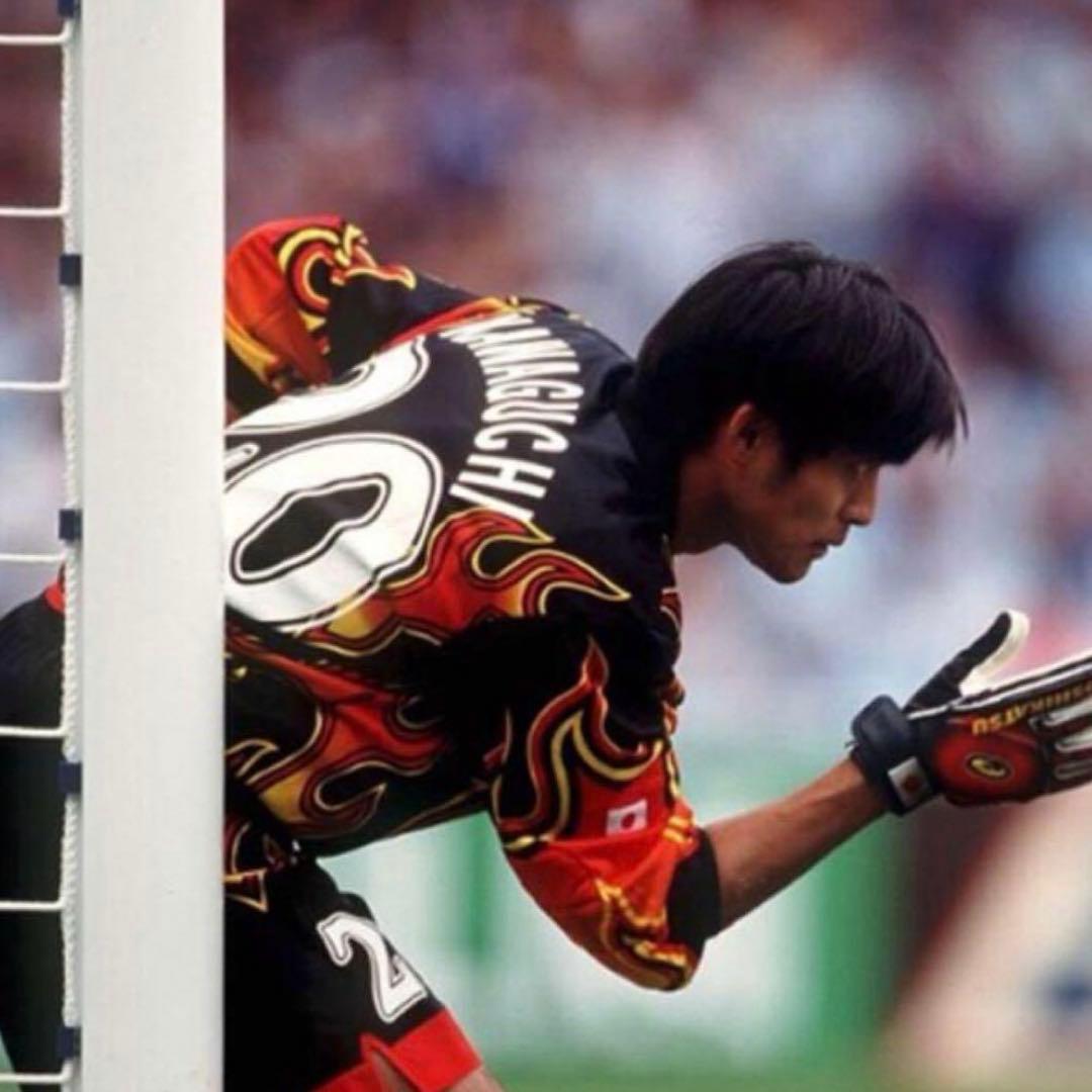 未使用品】川口能活 GK キーパー 日本代表 ユニフォーム 98 フランス