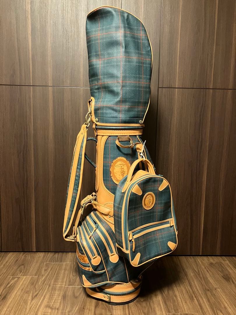 希少•美品】トラサルディ ゴルフバッグ キャディバッグ TRUSSARDI
