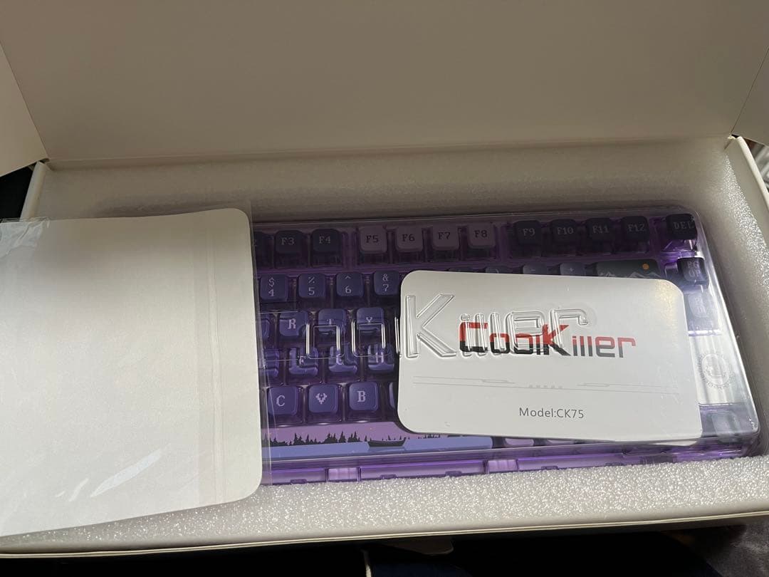 希少・新品) CoolKiller CK75 パープル CoolKiller CK75 ピクセルフェアリーテイルメカニカルキーボード
