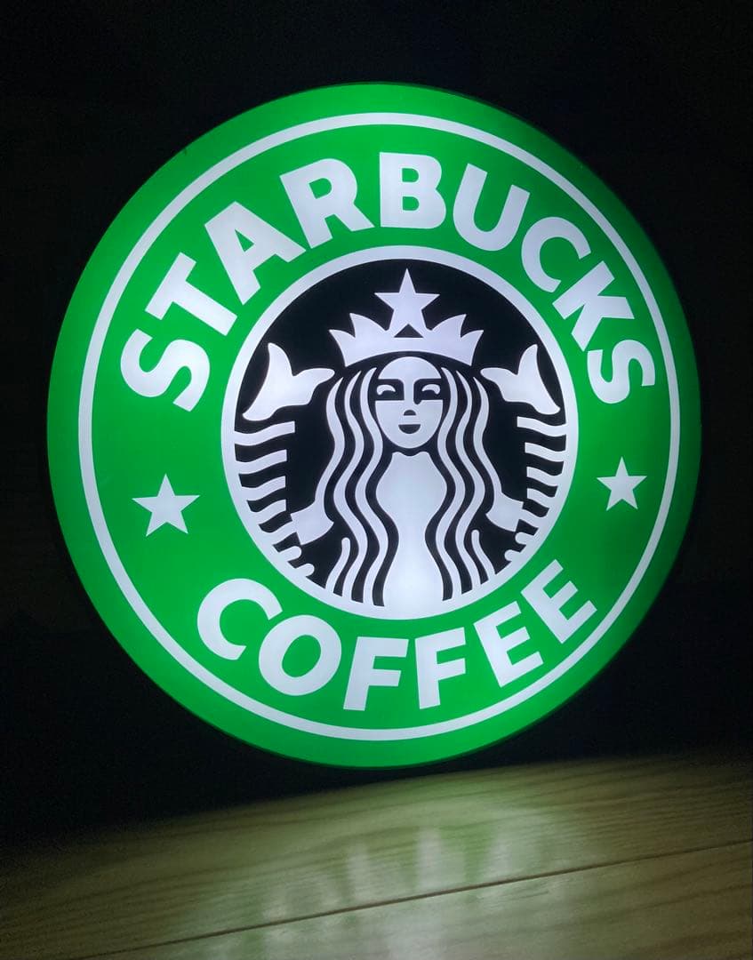 スタバ 電飾 看板 ネオンサイン 壁飾り ランプ レトロ ライト
