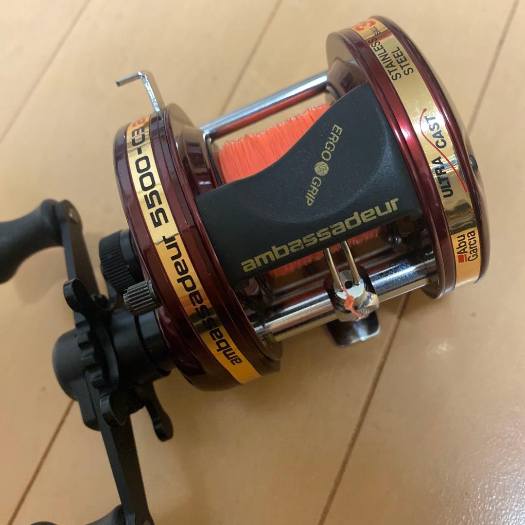 Abu アンバサダー 5500C3 2スピード バーガンディ アブガルシア - メルカリ
