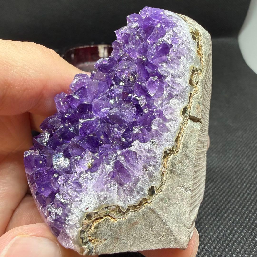 天然石 アメジスト クラスター 【台座付き】 208 - メルカリ