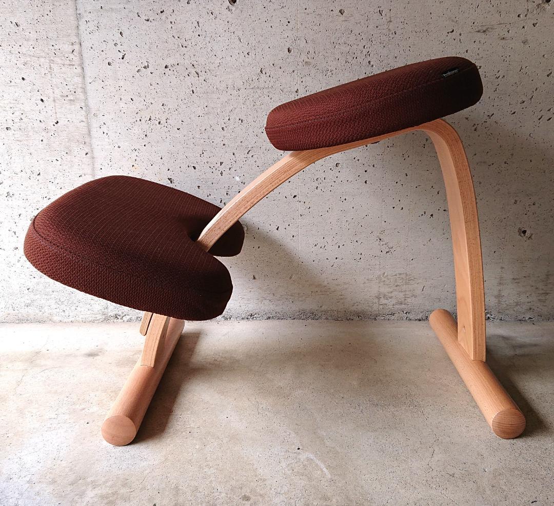 良品】サカモトハウス バランスチェアイージー ブラウン カバー付き