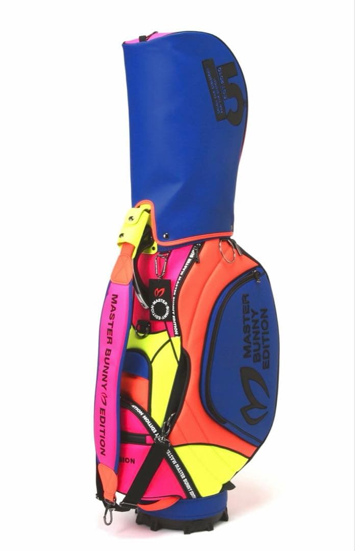 マスターバニー2025年モデル マルチカラーPROキャディバッグ46インチ対応 15周年】2025年モデル マルチカラーPRO仕様 キャディバッグ (46インチ