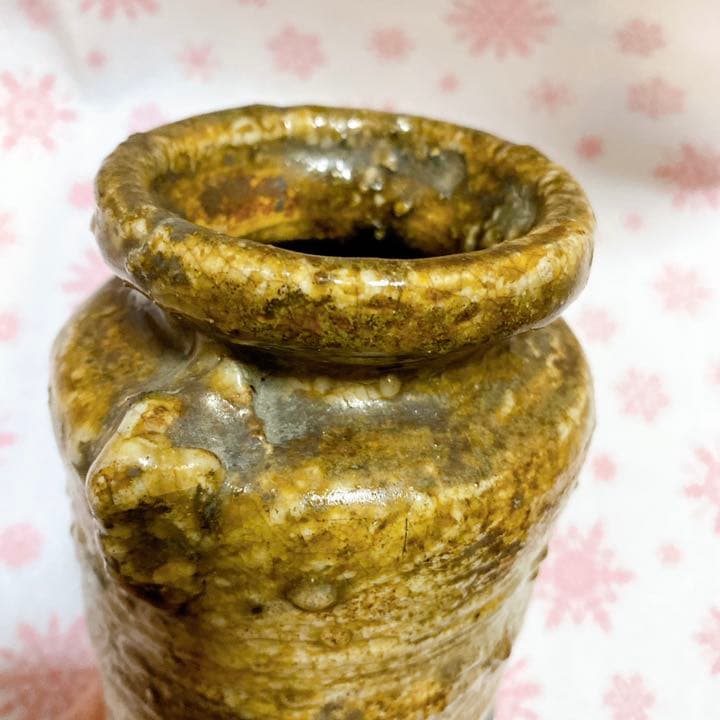 鼠志野焼 萩焼 信楽焼 花生 美濃焼 織部焼 茶道具 花器 年代物 - メルカリ