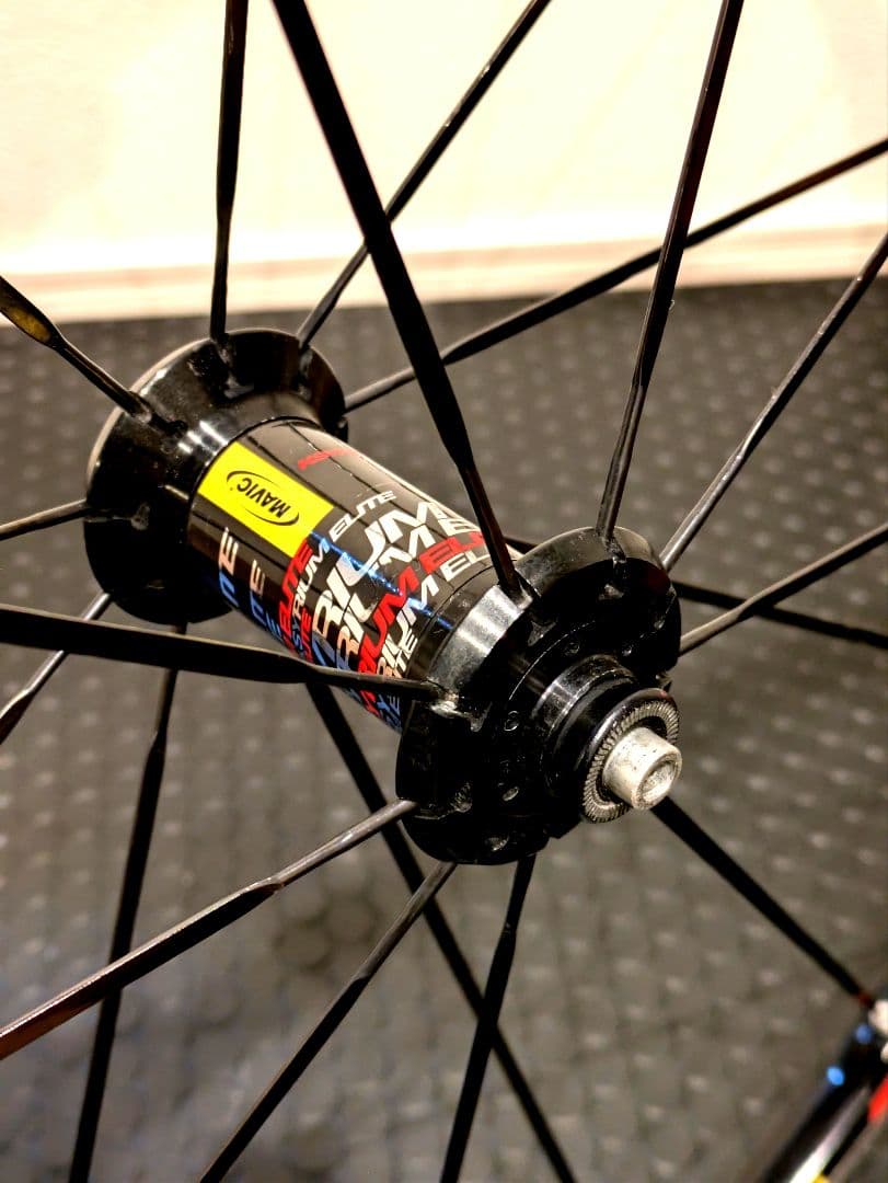 mavic ksyrium elite前後セット シマノフリー10s - メルカリ