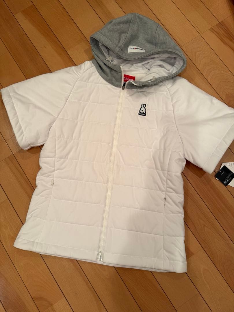 新品未使用タグ付き　冬中綿　アルチビオ　ベスト 未使用 タグ付】 アルチビオ 中綿 ワンピース ベスト ジレ ブラック36