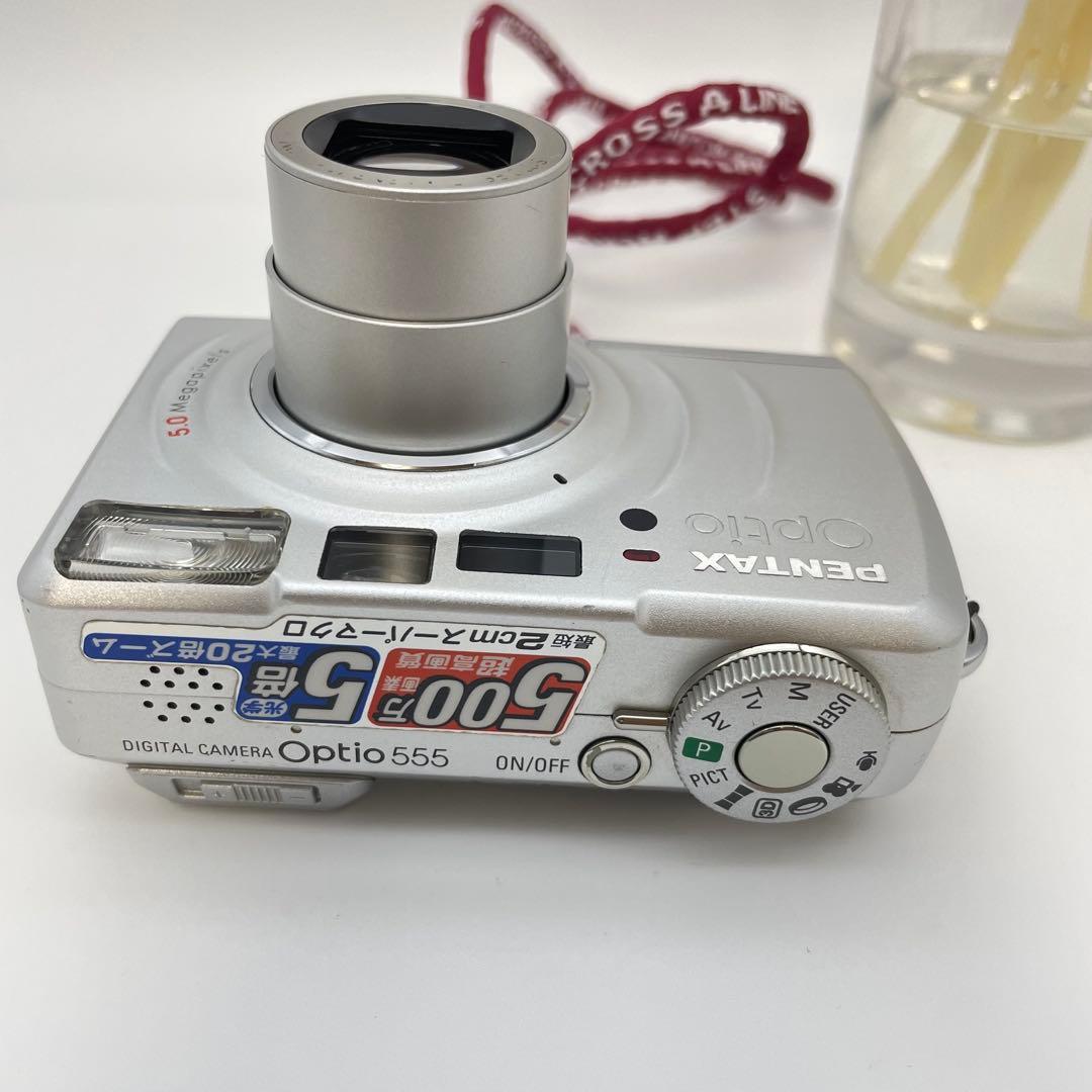 スマホ転送OK✨PENTAX Optio 555✨動作確認済 CCD デジカメ♪ - メルカリ