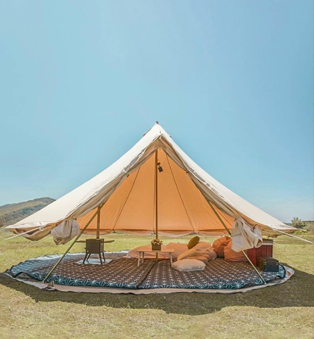 ベルテント 直径5m TCテント 撥水 キャンプテント 5-6人用 ファミリー