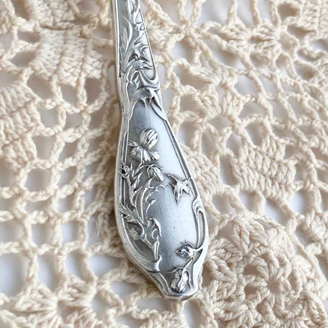 mio様専用【Boulenger/アザミ】フランスアンティーク☆純銀P スプーン