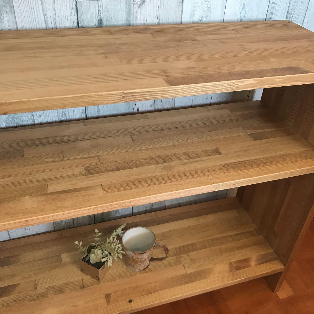 ✡️ シェルフ 飾り棚 幅86cm パイン集成材 - メルカリ