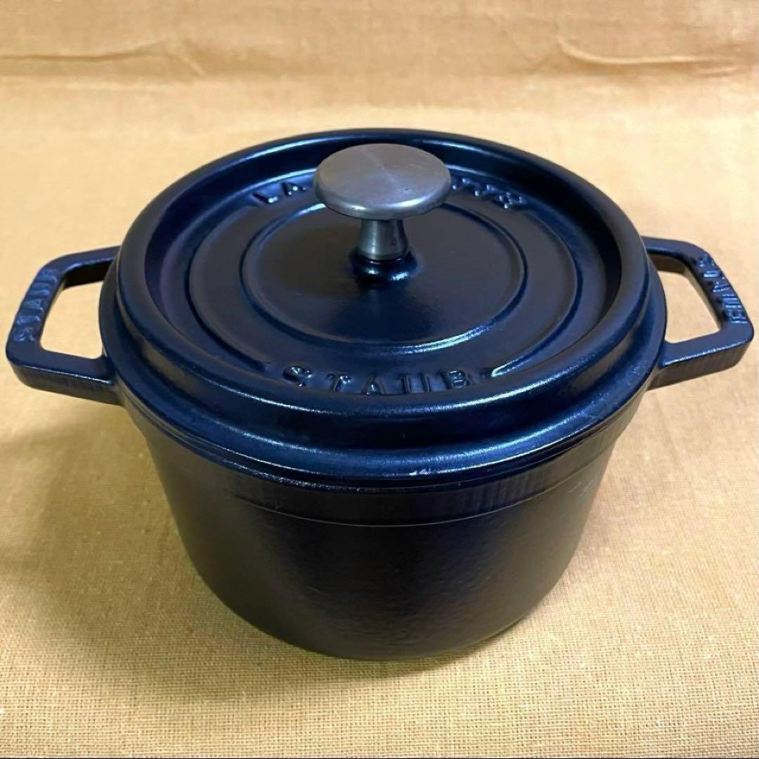 早い者勝ち‼️ 超美品 ストウブ ココット16cm 1.4ℓ 旧型 深型 鉄鍋