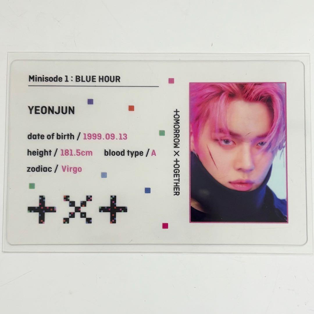 txt Blue hour トレカ ヨンジュン - メルカリ
