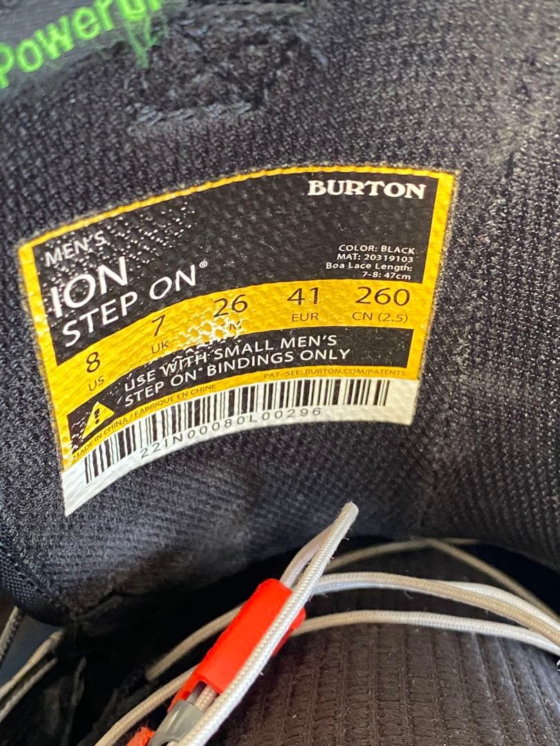 BURTON StepOn ION 26 M'sバインSセット - メルカリ
