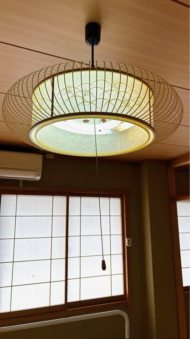 昭和レトロ 和風 東芝蛍光灯器具 ペンダントライト 照明器具 天井照明