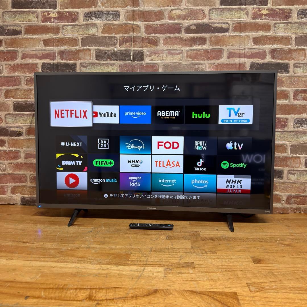 FUNAI 43V型 4K 液晶テレビ Fire TV搭載 FL-43UF340 - メルカリ