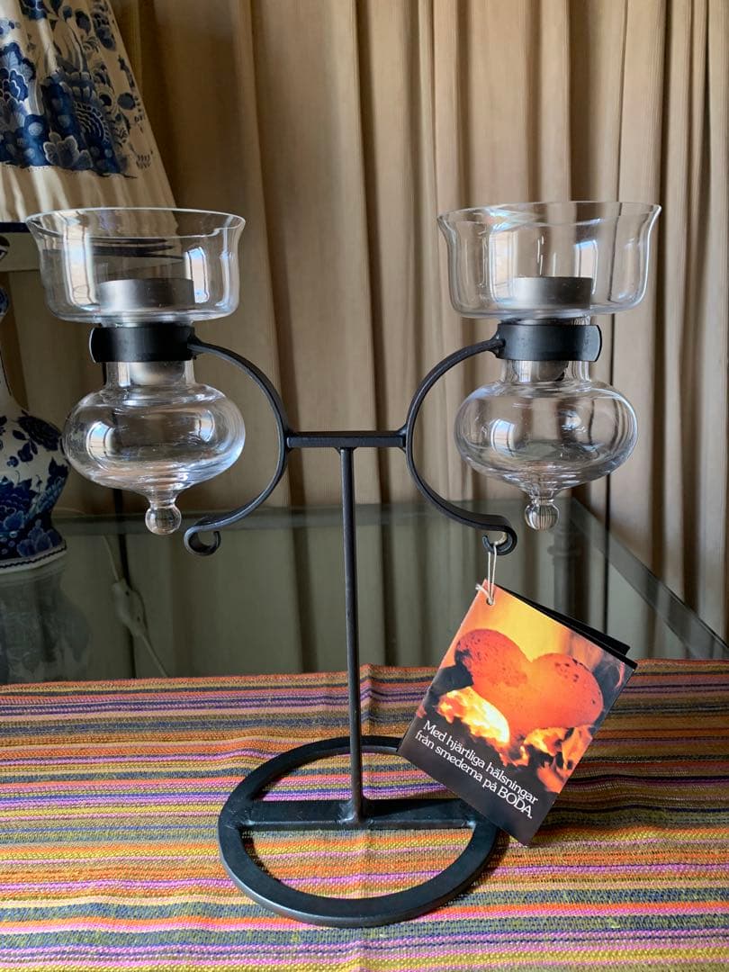 ボダスミド社　ビンテージキャンドルスタンド ・バーティル・ヴァリーン作・花器に！ ボダスミド社 ビンテージキャンドルスタンド ・バーティル・ヴァリーン