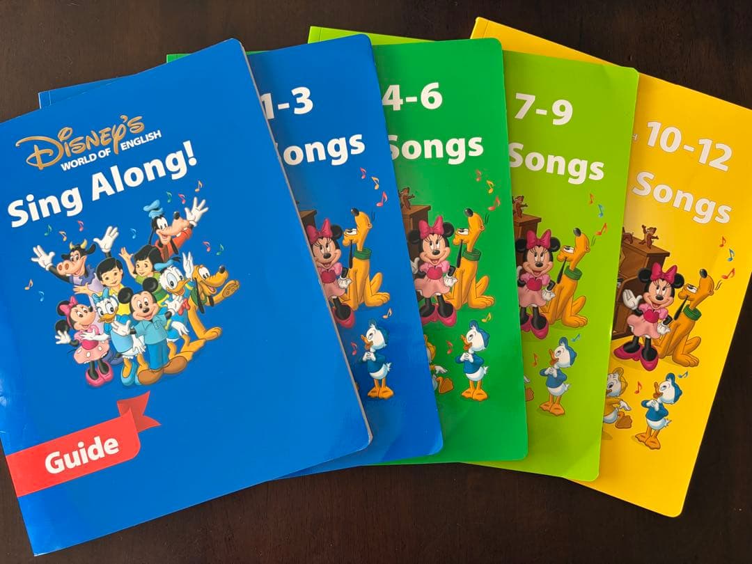ディズニーの英語教材セット sing along cd 本 セット - メルカリ