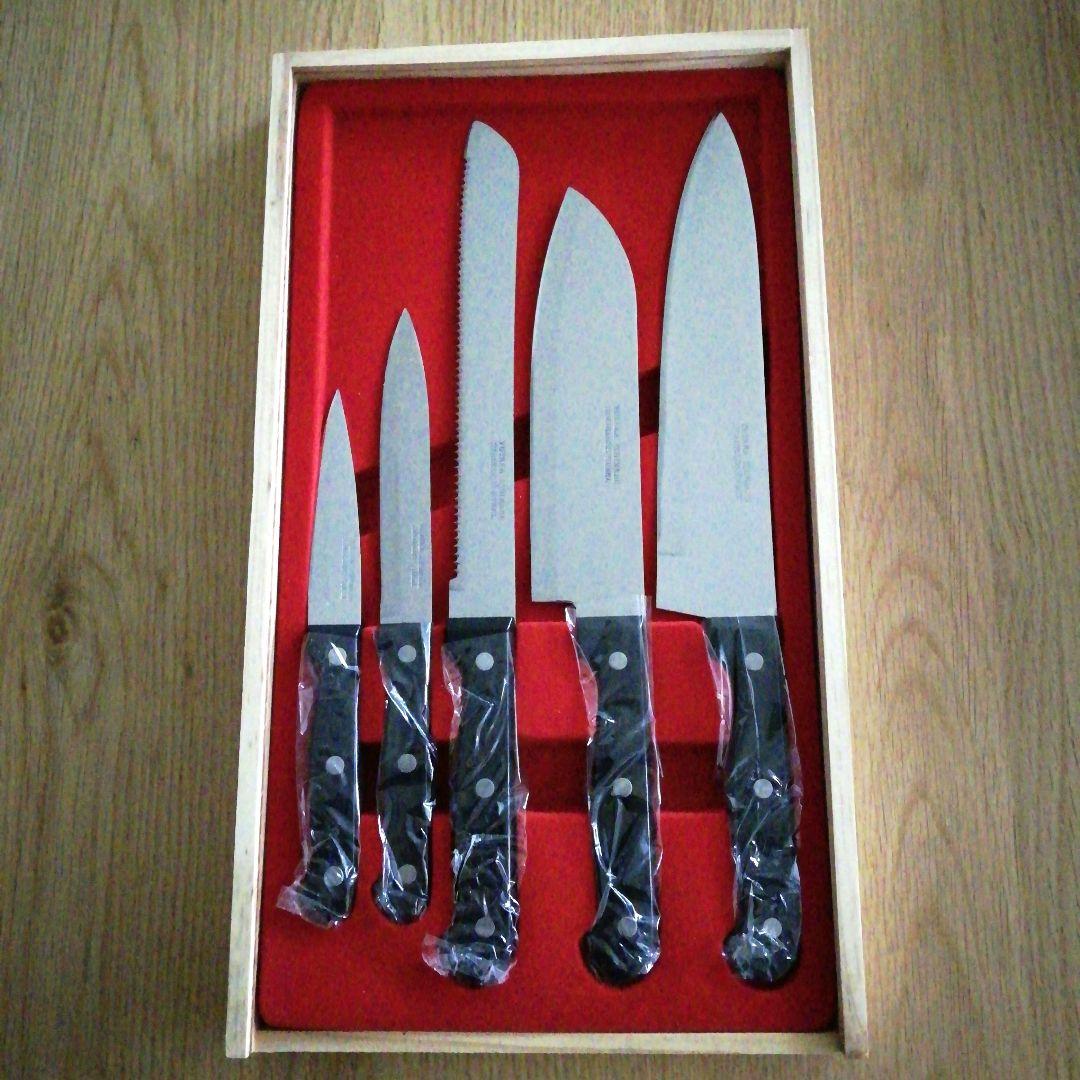 新品.未使用】石鍋 裕 高級ステンレス製 包丁5本セット - メルカリ