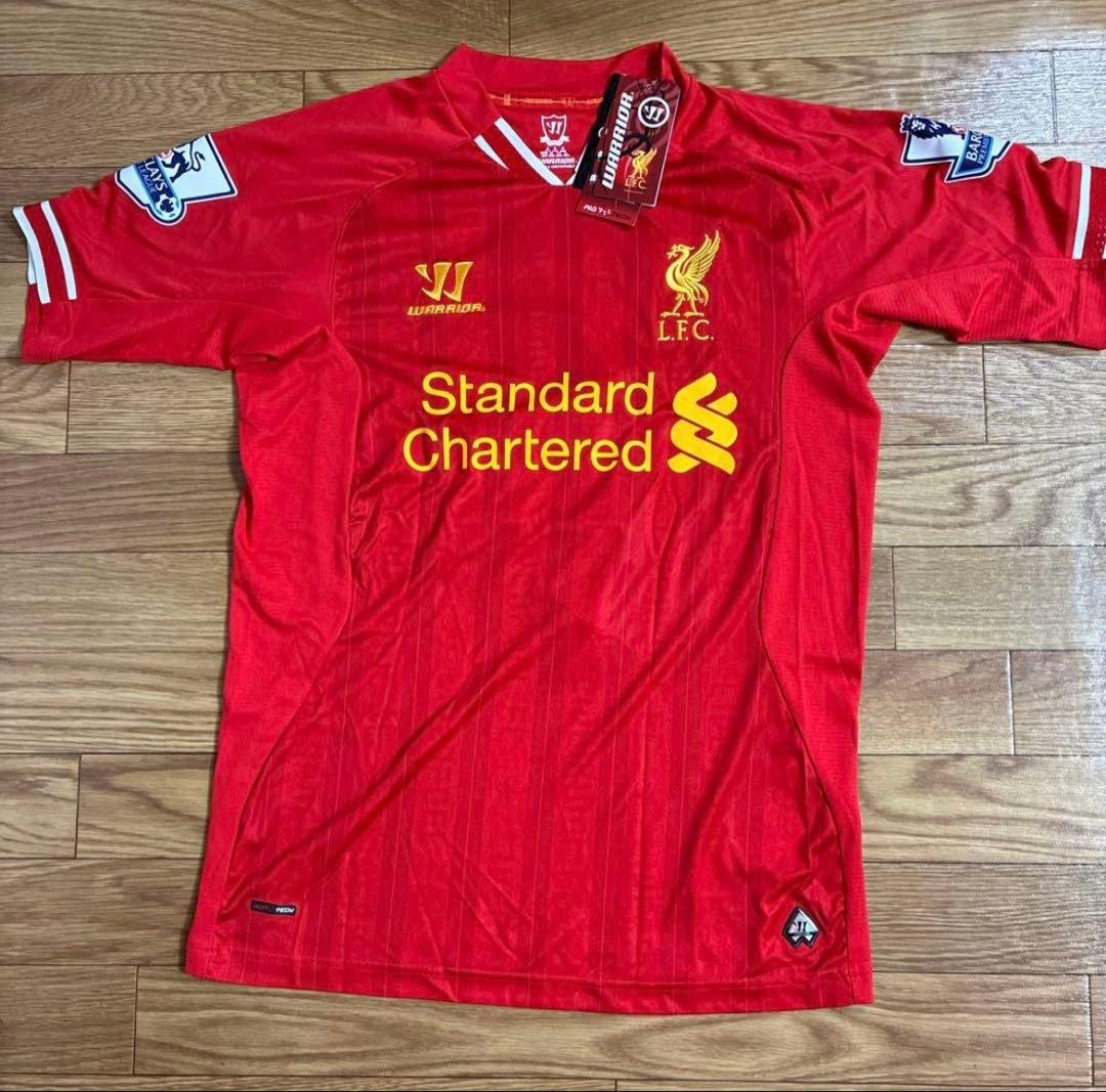 2013/14シーズン　 リバプール8番 スティーブン・ジェラード ワッペン付き リバプール（H) 14/15 ジェラード＃8 + パッチ付き！