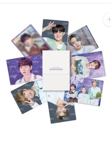 BTS SOWOOZOO 新品未開封品ミニフォト カードセット 87枚