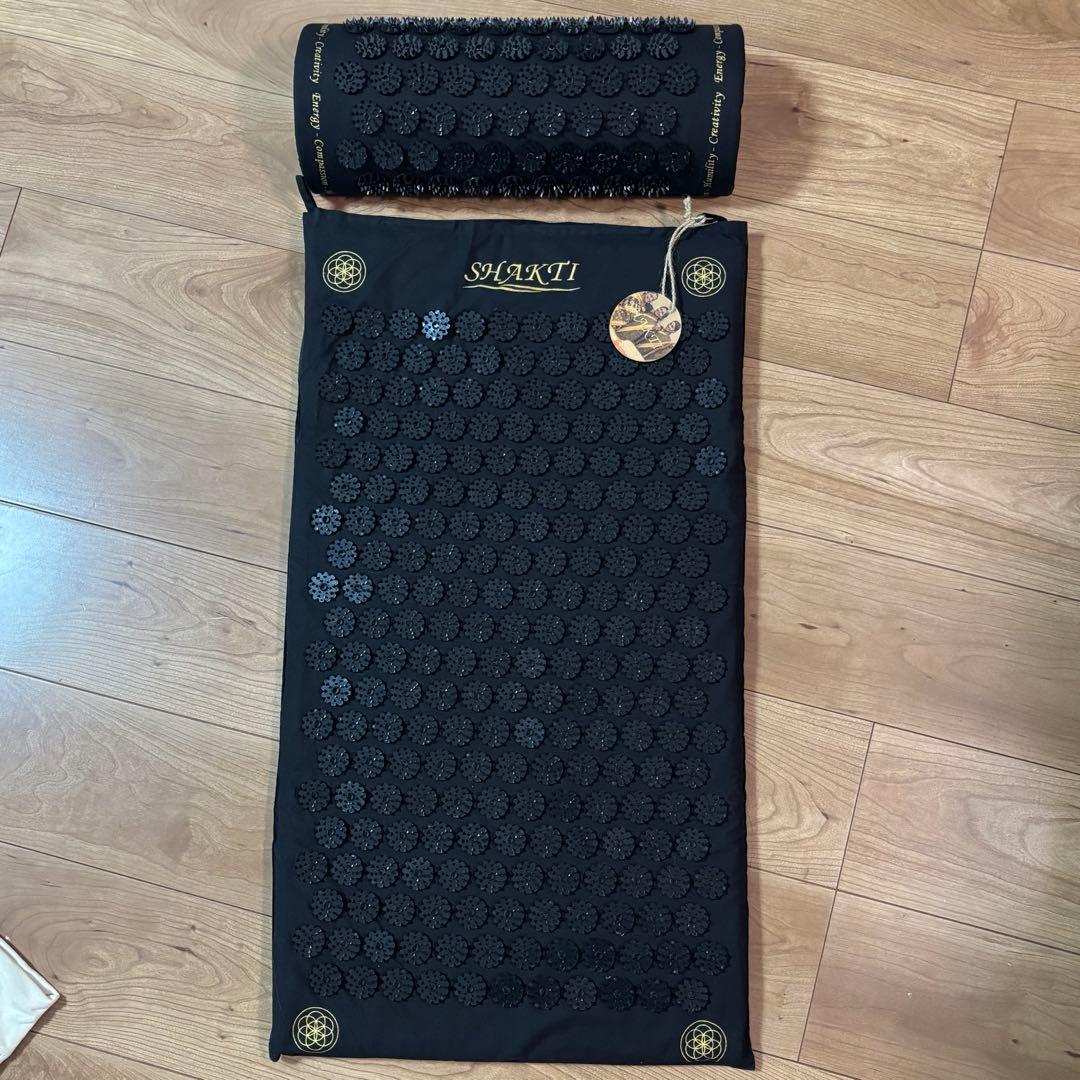 究極のシャクティセット　シャクティマット　オリジナル　ブラック　黒 月額4,880円レンタルプラン：究極のシャクティセット プレミアムマット