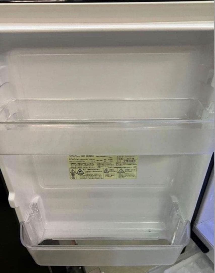 2017年式 137L ガラストップ 冷蔵庫 シャープ SJ-GD14D-B - メルカリ