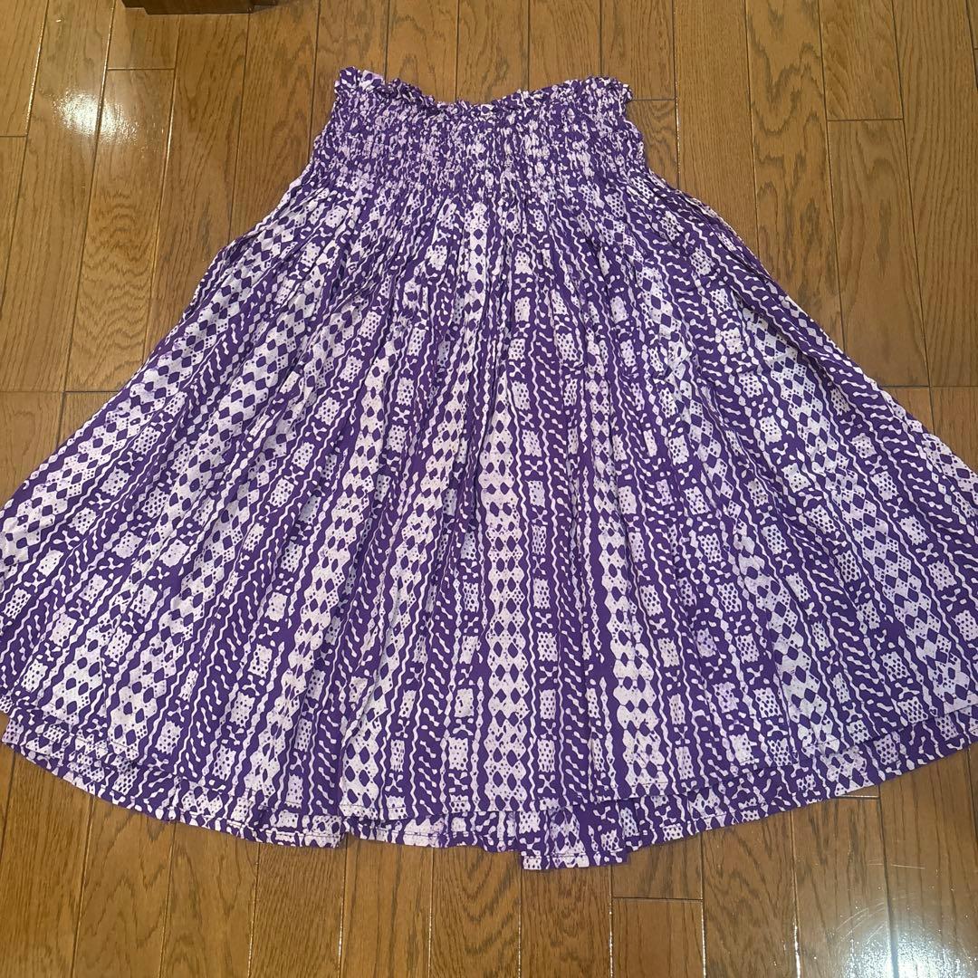 NOA NOA ノアノアハワイ パウスカート S サイズ 紫色✖️薄紫 - メルカリ