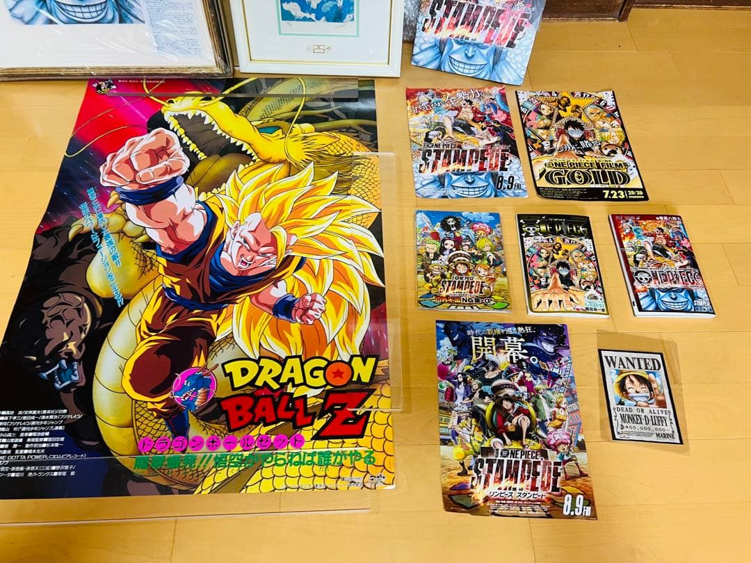 ONE PIECE ドラゴンボール鳥山明直筆サイン入りジャンプ展限定高級複製