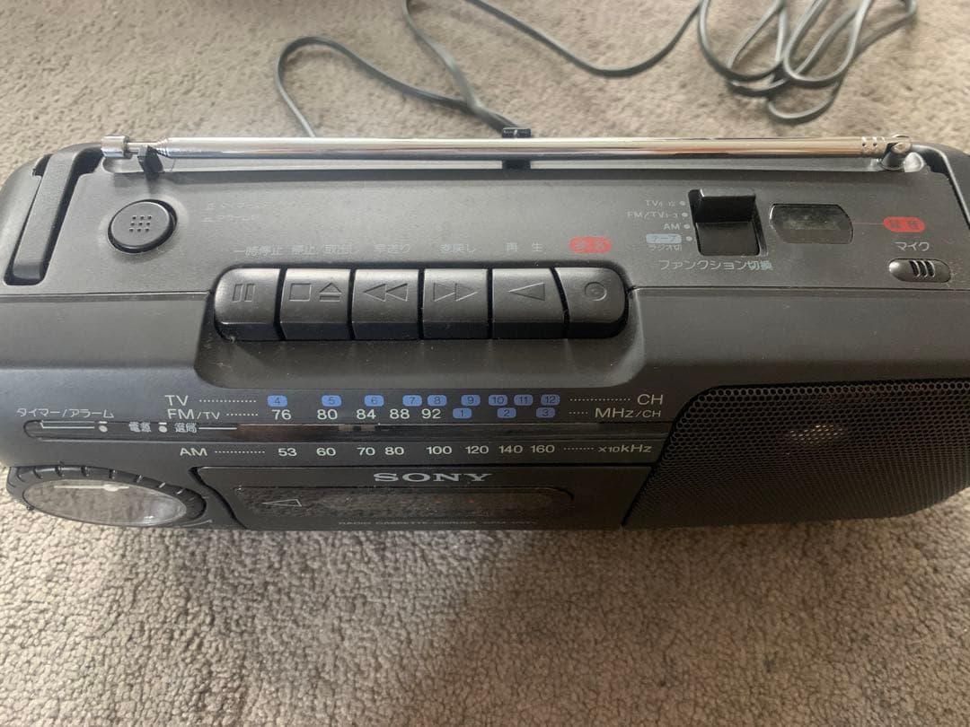 専用【美品】SONY CFM-175TV 録音可能 ラジカセ - メルカリ