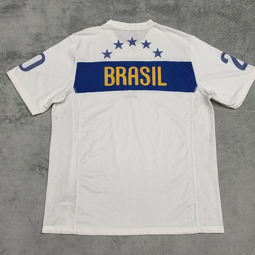 ブラジル代表 2010 トレーニングシャツ XL NIKE ナイキ 白 Tシャツ