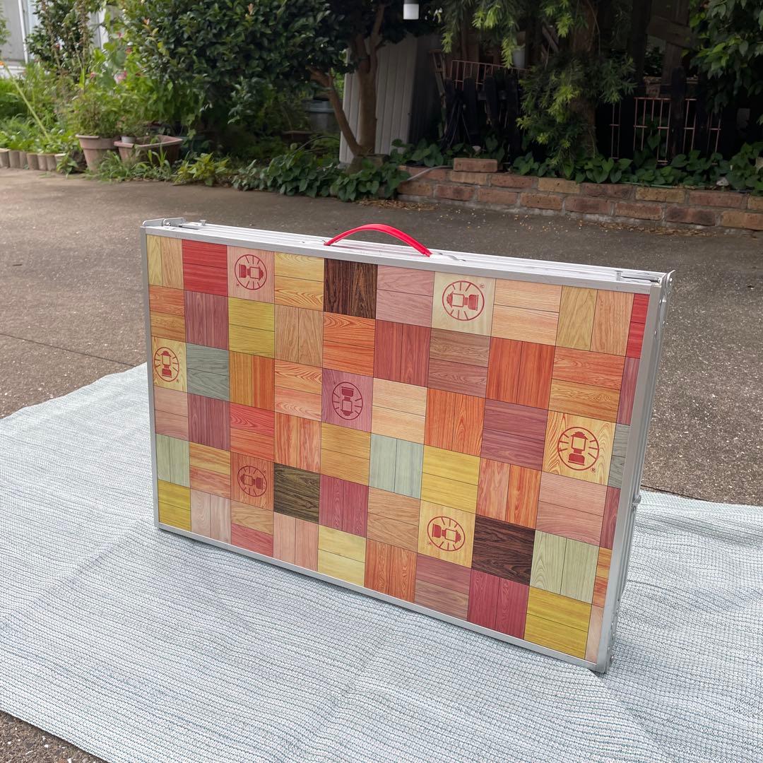 《コールマン》ナチュラルモザイクリビングテーブル140cm バーベキュー