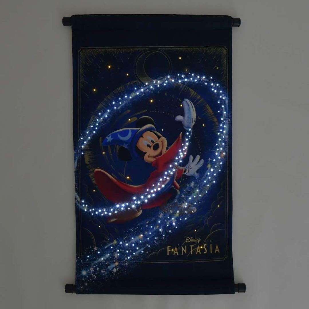新品 ディズニー ファンタジア25thアニバーサリー LEDタペストリー